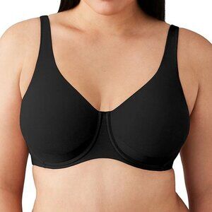 Wacoal Shape Revelation 855387 Underwire Bra 40G Black Full Coverage NWOT